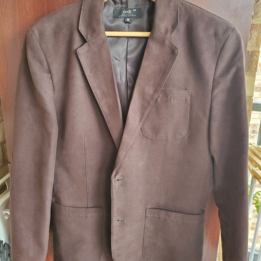 Brown Velvet Blazer